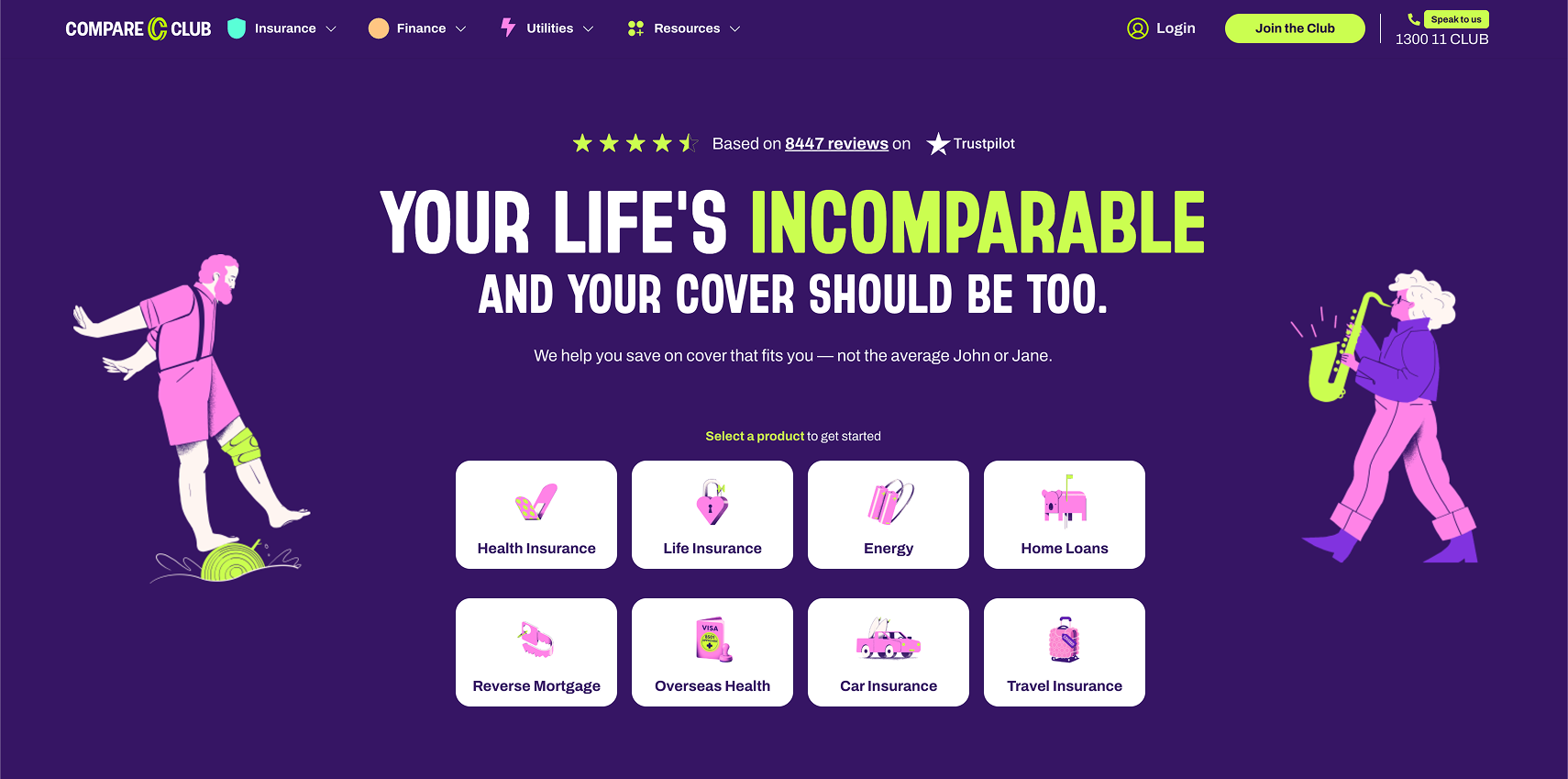 Compare Club — after rebrand